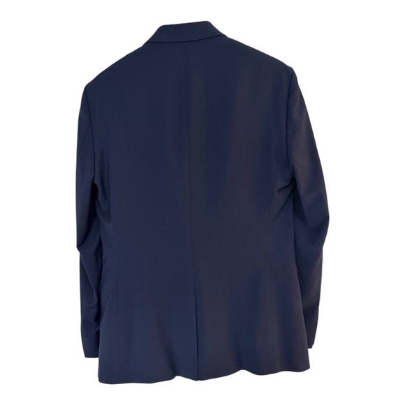 Express Extra Slim Navy Wool-blend Modern Tech Suit 42L Jacket 34/34 Pant - Picture 2 of 3